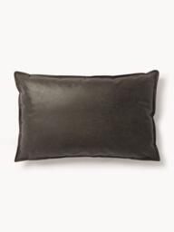 Large Leather Sofa Cushion Lennon, 50 x 80 cm