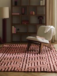 High-Low Wool Rug Monty, Hand-Tufted - thumbnail 2