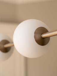 Mouth-Blown LED Pendant Light Audrey Linear - thumbnail 3