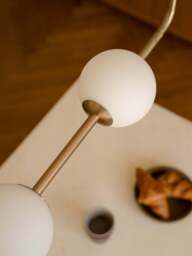 Mouth-Blown LED Pendant Light Audrey Linear - thumbnail 5