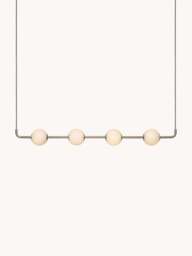 Mouth-Blown LED Pendant Light Audrey Linear - thumbnail 2