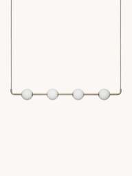 Mouth-Blown LED Pendant Light Audrey Linear - thumbnail 1