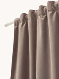 Velvet Dim-Out Multi-Band Curtain Rush, W 270 cm - thumbnail 3
