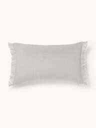 Linen Cushion Cover Luana with Fringes - thumbnail 1