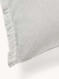 Linen Cushion Cover Luana with Fringes - thumbnail 2