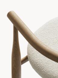Oak Wood Armchair Bukowski - thumbnail 7