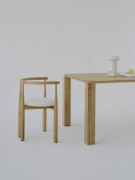 Oak Wood Armchair Bukowski - thumbnail 2