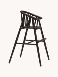 Kids Handmade Oak Wood High Chair Saga - thumbnail 1