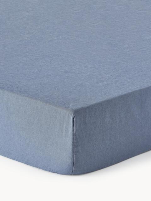Topper Fitted Sheet Airy, Washed Linen - image 1