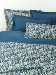 Cotton Sateen Duvet Cover Leticia with Floral Print