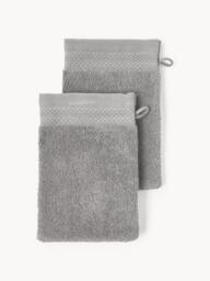 Organic Cotton Wash Gloves Premium, Set of 2 - thumbnail 2