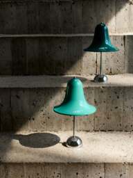 Small Portable Dimmable LED Table Lamp Pantop, Design Verner Panton - thumbnail 2
