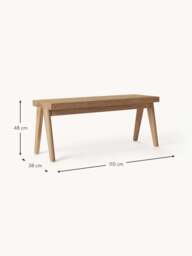 Bench Sissi with Viennese Wickerwork - thumbnail 7