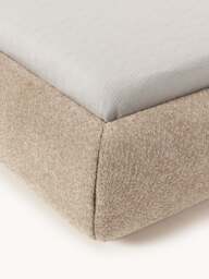 Upholstered Teddy Bouclé Bed Alba with Storage - thumbnail 8