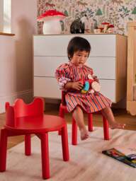Kids Handmade Chairs Moss, Set of 2 - thumbnail 3