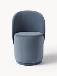 Upholstered Velvet Chair Zeyno - thumbnail 4
