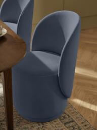 Upholstered Velvet Chair Zeyno - thumbnail 3