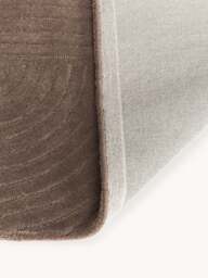 High-Low Wool Rug Mason, Hand-Tufted - thumbnail 4