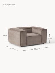 Corduroy Armchair Lennon - thumbnail 8