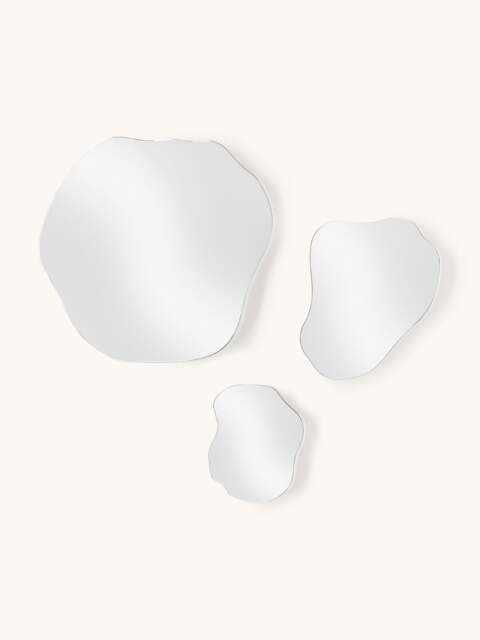 Frameless Wall Mirrors Lia in an Organic Shape, Set of 3 - image 1