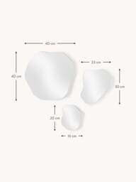 Frameless Wall Mirrors Lia in an Organic Shape, Set of 3 - thumbnail 9