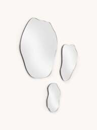 Frameless Wall Mirrors Lia in an Organic Shape, Set of 3 - thumbnail 2