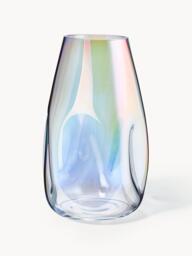 Mouth-Blown Glass Vase Rainbow, H 35 cm