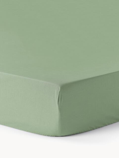 Topper Fitted Sheet Elsie, Cotton Percale - image 1