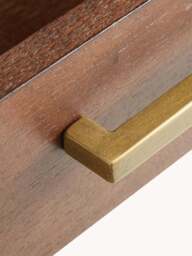 Herringbone Console Table Class with Acacia Wood Veneer - thumbnail 8