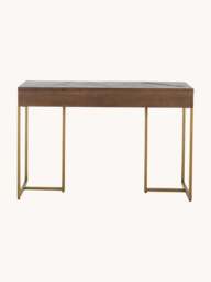 Herringbone Console Table Class with Acacia Wood Veneer - thumbnail 5