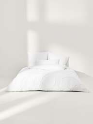 Cotton Percale Duvet Cover Madeline with Tufted Design - thumbnail 9