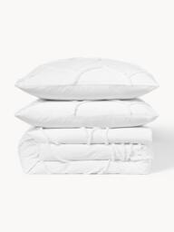 Cotton Percale Duvet Cover Madeline with Tufted Design - thumbnail 3