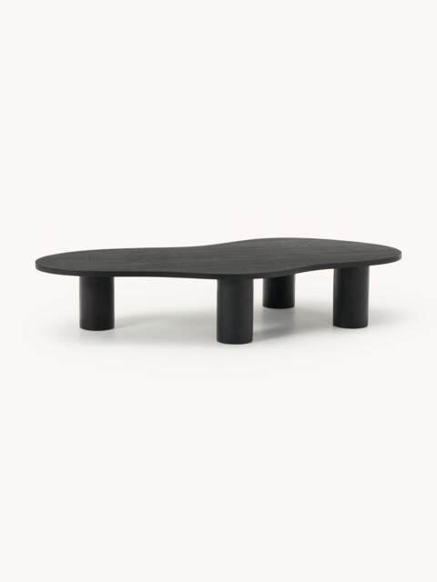 XL Oak Wood Coffee Table Didi in Organic Shape - image 1