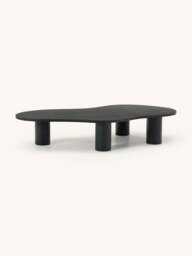 XL Oak Wood Coffee Table Didi in Organic Shape