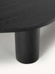 XL Oak Wood Coffee Table Didi in Organic Shape - thumbnail 4