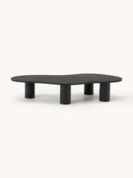 XL Oak Wood Coffee Table Didi in Organic Shape - thumbnail 2