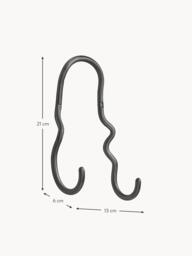 Handmade Brass Wall Hook Curvature - thumbnail 3