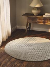 Round Hand-Tufted Wool Rug Mason - thumbnail 7
