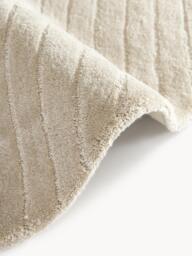 Round Hand-Tufted Wool Rug Mason - thumbnail 5