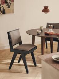 Upholstered Wooden Dining Chair Sissi - thumbnail 2