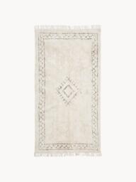 Hand-Tufted Cotton Rug Fionn with Fringes