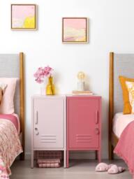 Metal Bedside Table The Shorty, Left- or Right-Hinged Options - thumbnail 2