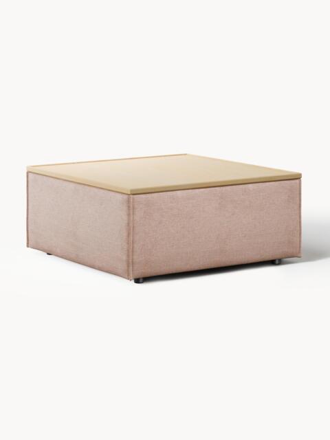 Linen Blend Ottoman Lennon with Storage - image 1