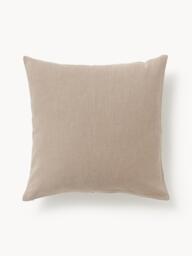 Handwoven Cushion Cover Terre with Decorative Seam - thumbnail 2