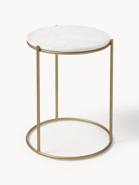 Round Marble Side Table Ella - image 1