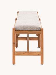 Upholstered Bouclé Bench Cannes - thumbnail 6