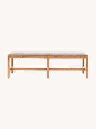 Upholstered Bouclé Bench Cannes - thumbnail 2