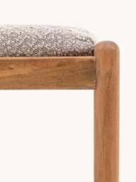 Upholstered Bouclé Bench Cannes - thumbnail 7