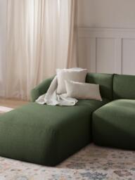 Bouclé Corner Chaise Module Sofia - thumbnail 2
