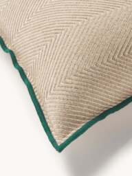 Cushion Cover Agatha with Herringbone Pattern - thumbnail 2